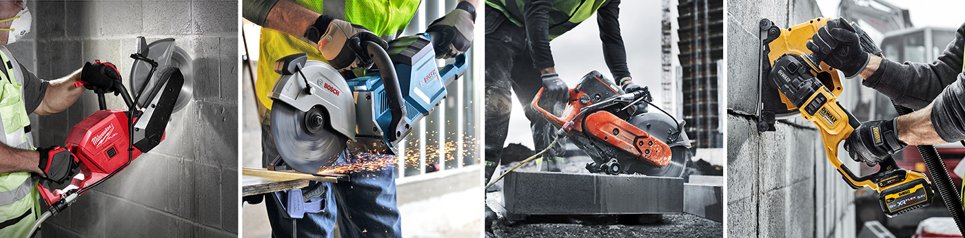 Големи акумулаторни ъглошлайфи