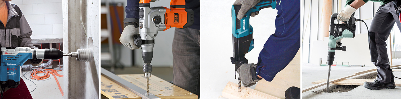 Електрически перфоратори приложение