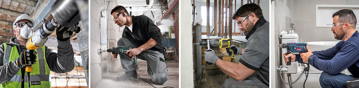 Видове електрически бормашини