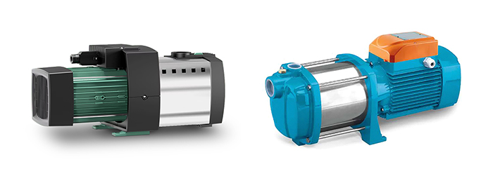 Самозасмукващи многостъпални центробежни помпи