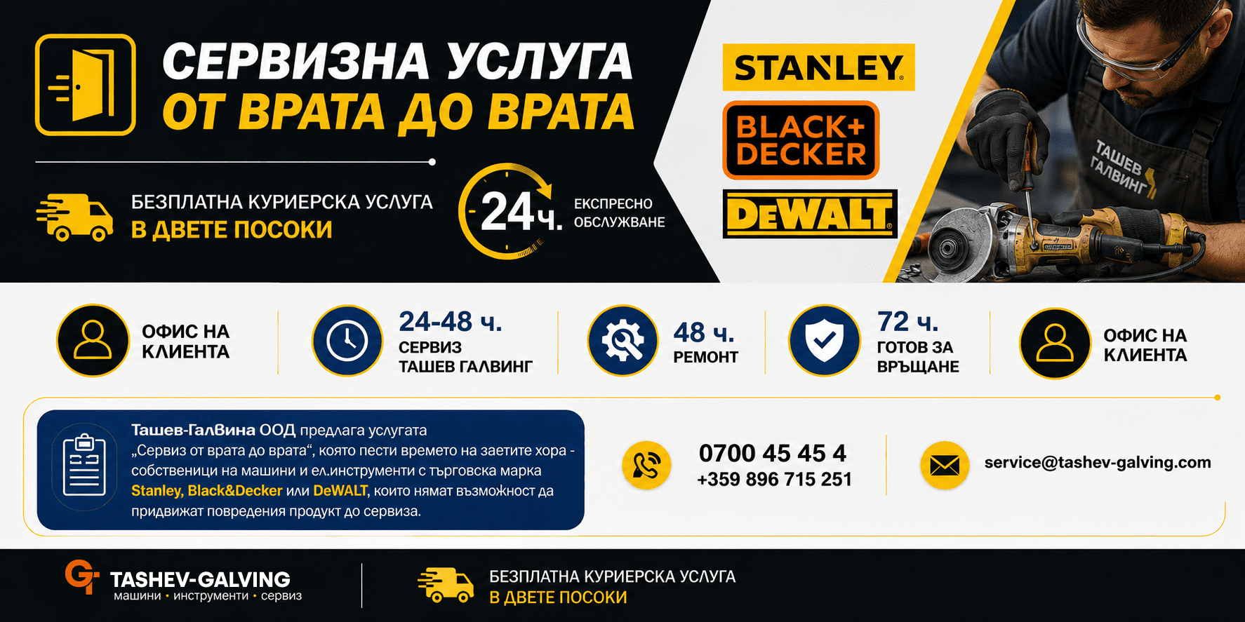 Сервиз от врата до врата